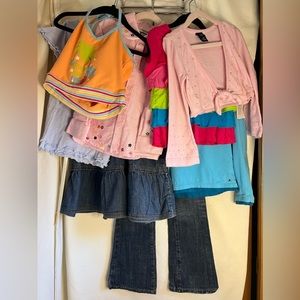 EUC bundle of girls clothing size XS 4/5 - 7